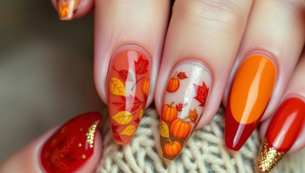 Fall Autumn Nail Designs Colors 2024 | Fresh Ideas