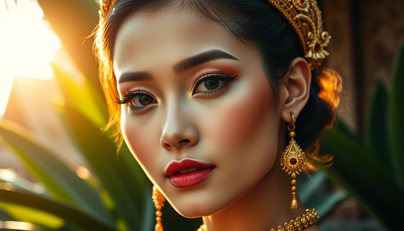 Thai makeup style