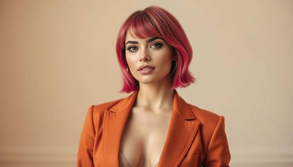 Enhancing your look with hair color and wardrobe choices
