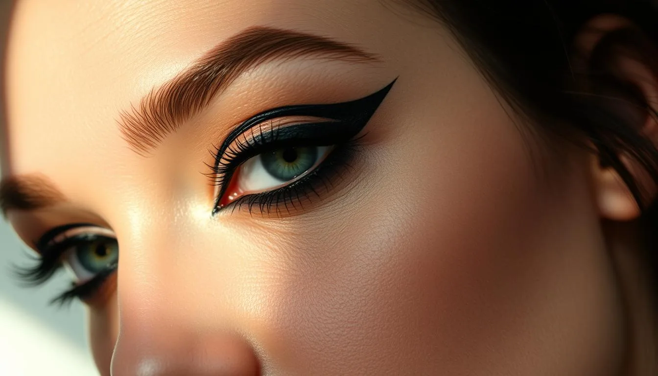 all liner no mascara makeup trend
