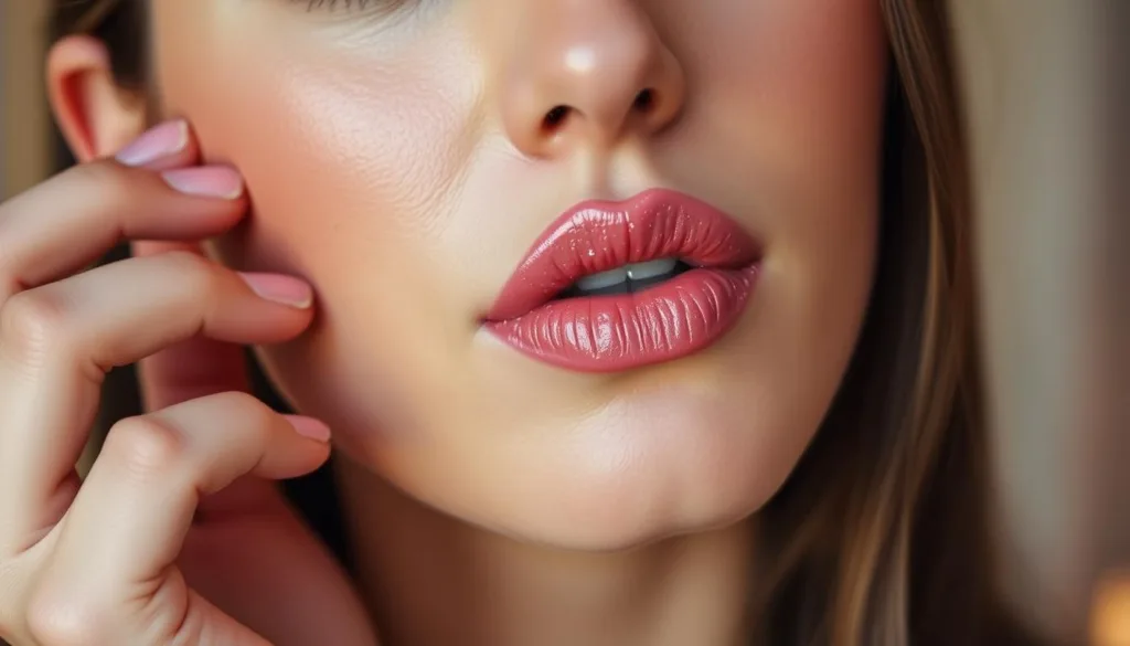 lip gloss as blush lip gloss as blush