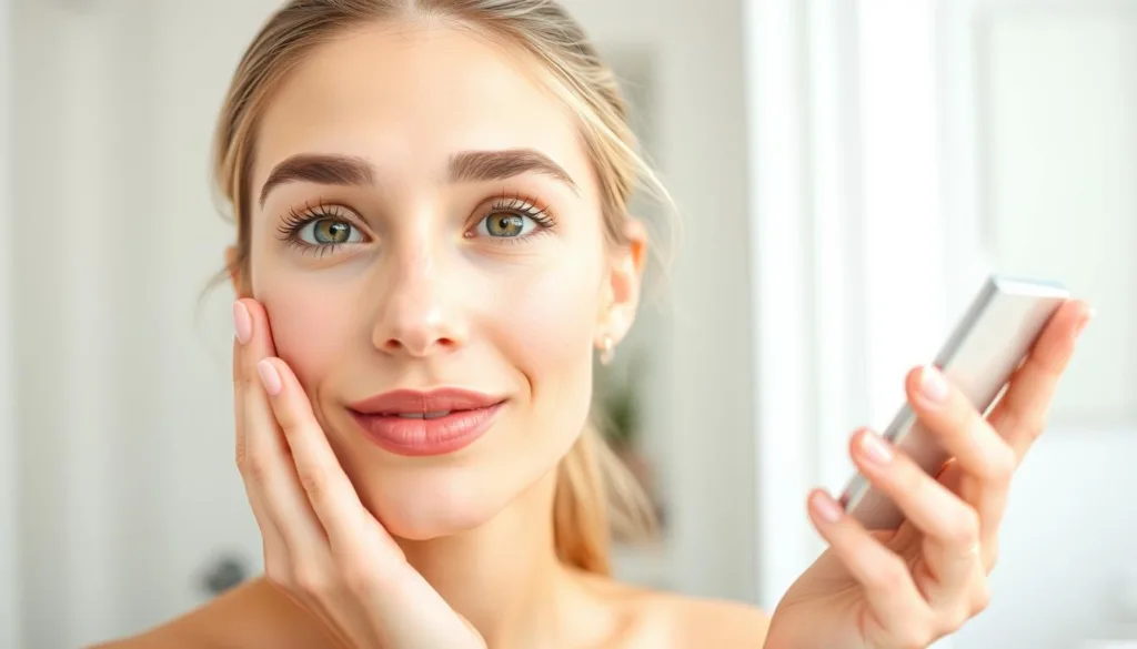 quick morning makeup