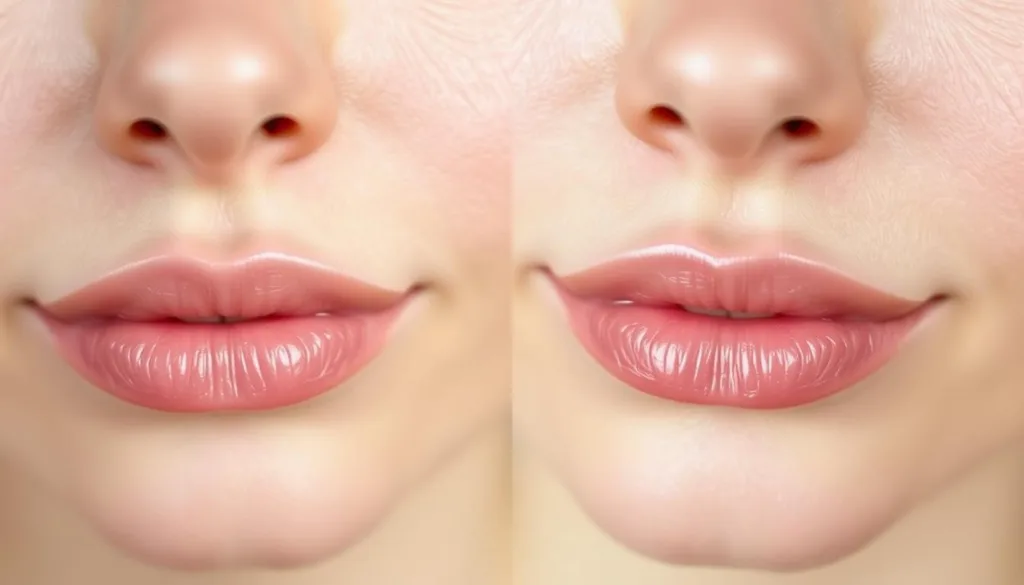 lip plumper before and after