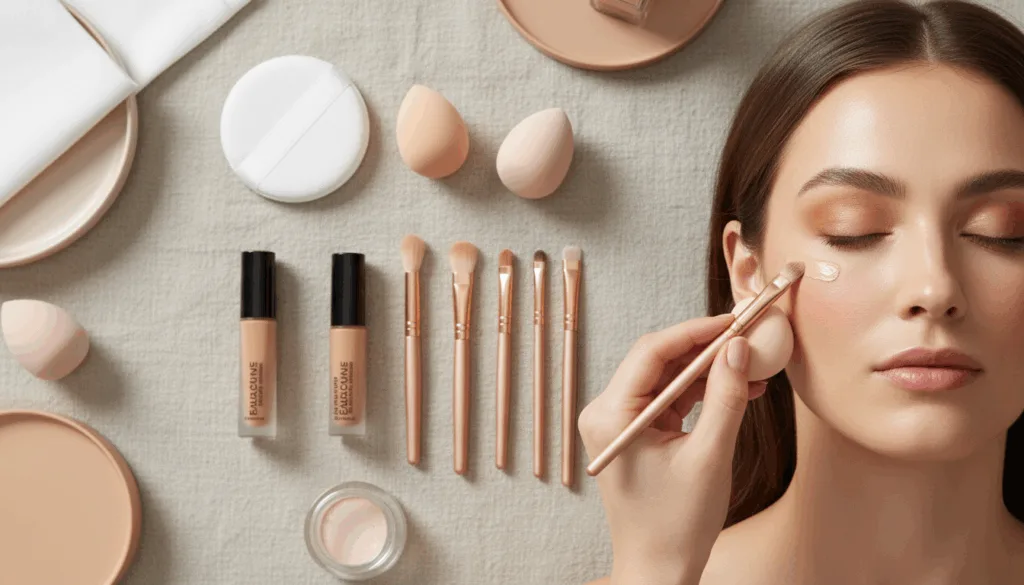 crease-free concealer application