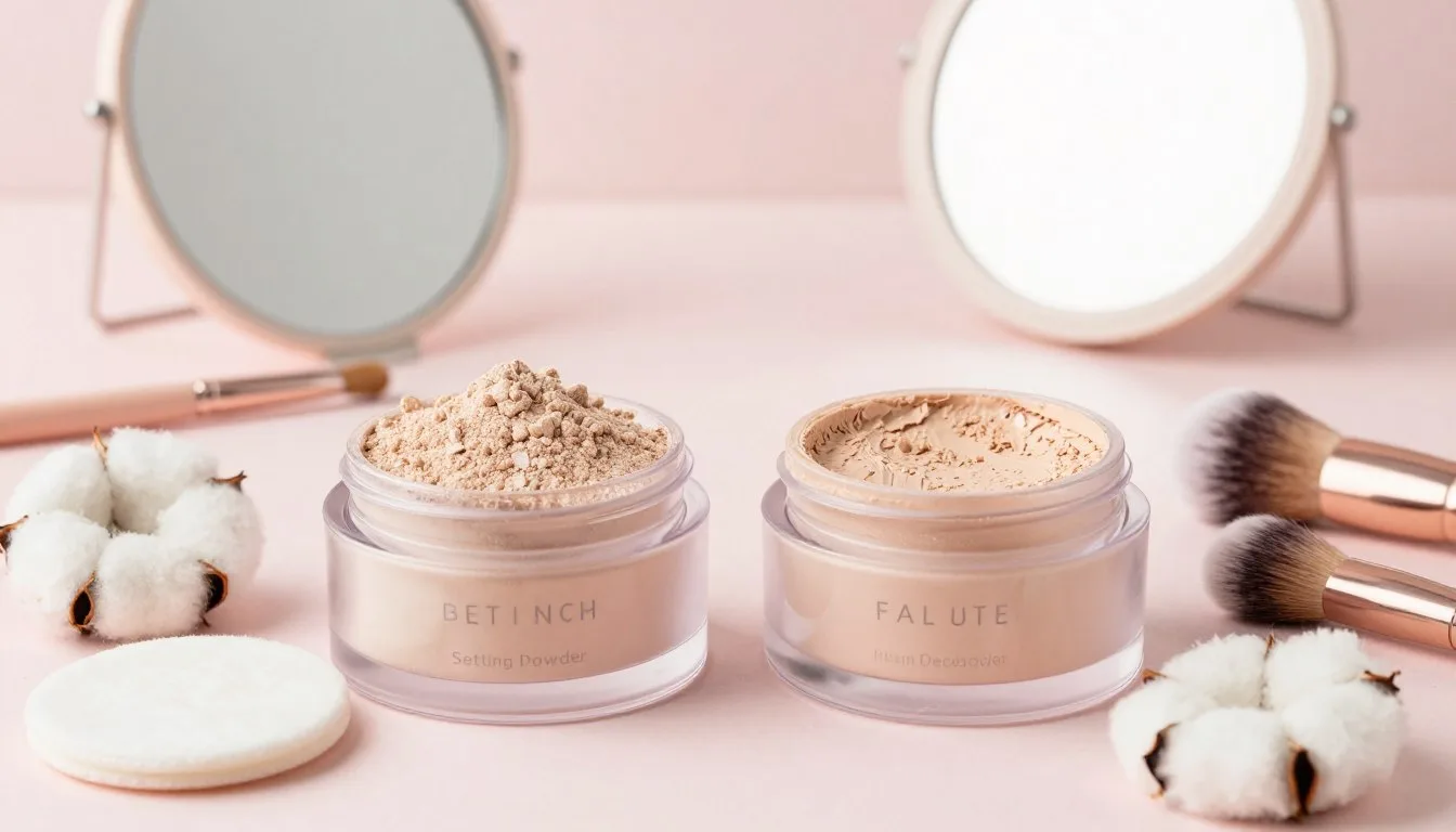 setting powder vs finishing powder