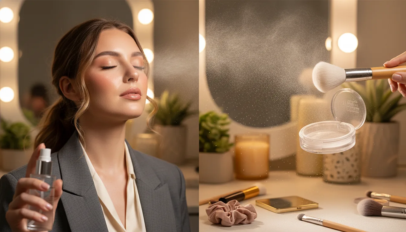 setting spray vs setting powder