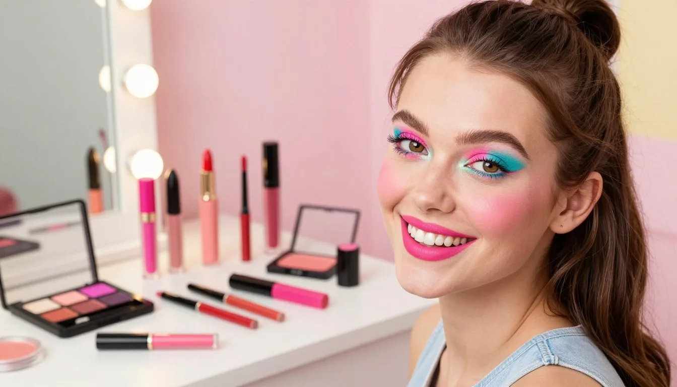 how to wear bold makeup naturally